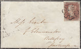 111754 - 1D RED PL.XI (SG7)(AL) ON MOURNING ENVELOPE.