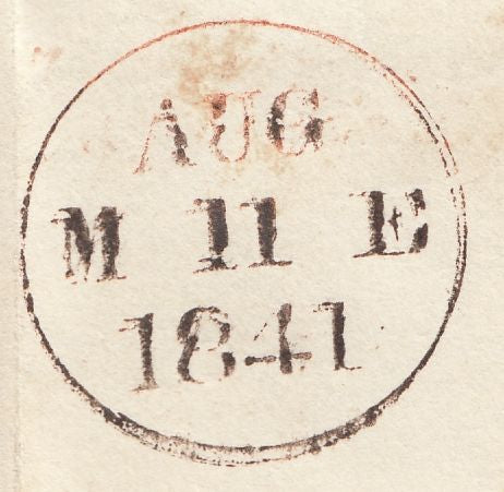 111768 - 1D RED PL.XI (SG7)(JJ) ON COVER EDINBURGH TO LONDON.