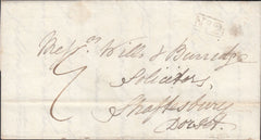 111811 - 1833 DORSET/'DORCHESTER PENNY POST' (DT247).