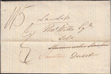 111812 - 1833 DORSET/'BLANDFORD PENNY POST' (DT54)/REDIRECTED.