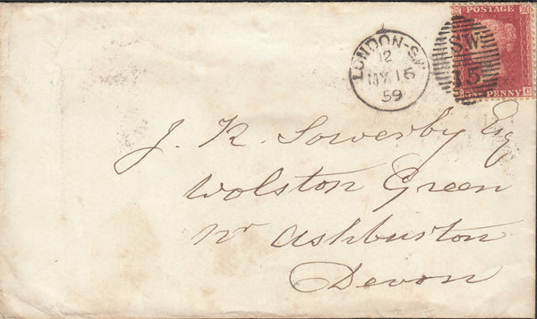 111830 - 1859 LONDON/"CLIFTON TER BROMPTON" UDC.