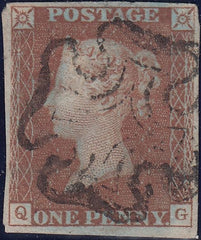 111972 -1841 1D RED PL. ELEVEN (SG7)(QG).