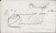 112076 - 1831 DORSET/'DORCHESTER PENNY POST' (DT247)/CROSS POST.