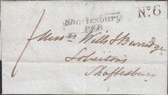 112083 - 1837 DORSET/'SHAFTESBURY PENNY POST' (DT461).
