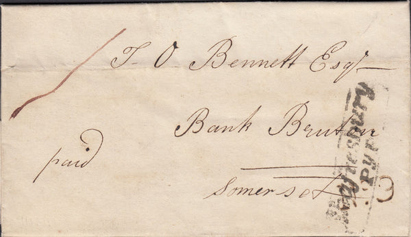 112087 - 1841 DORSET/'SHAFTESBURY PENNY POST' (DT461).