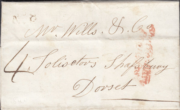 112094 - 1840 DORSET/'SHAFTESBURY PENNY POST' (DT458).