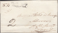 112095 - 1835 DORSET/'SHAFTESBURY PENNY POST' (DT458).