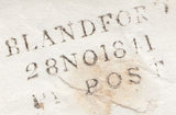 112106 -  1841 DORSET/'BLANDFORD PENNY POST' (DT56).