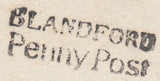 112107 - 1834 DORSET/'BLANDFORD PENNY POST' (DT54).