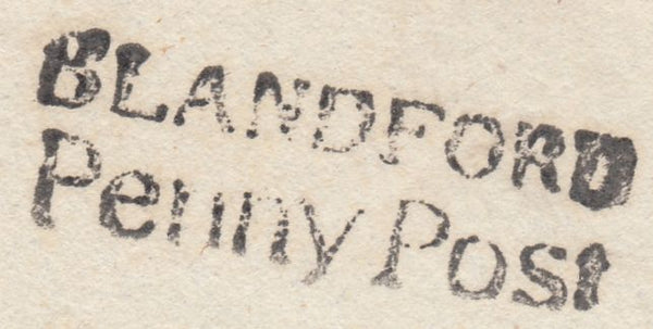 112107 - 1834 DORSET/'BLANDFORD PENNY POST' (DT54).