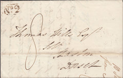 112108 - 1837 DORSET/'BLANDFORD PENNY POST' (DT56).