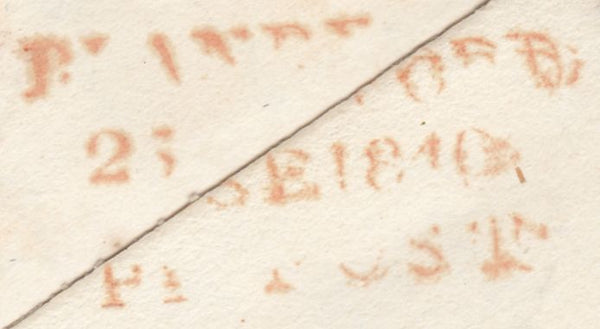 112109 - 1840 DORSET/'BLANDFORD PENNY POST' (DT56).