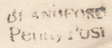 112110 - 1834 DORSET/'BLANDFORD PENNY POST' (DT54).