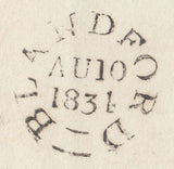 112121 - 1834 DORSET/'BLANDFORD PENNY POST' (DT54).