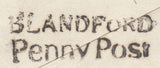 112121 - 1834 DORSET/'BLANDFORD PENNY POST' (DT54).