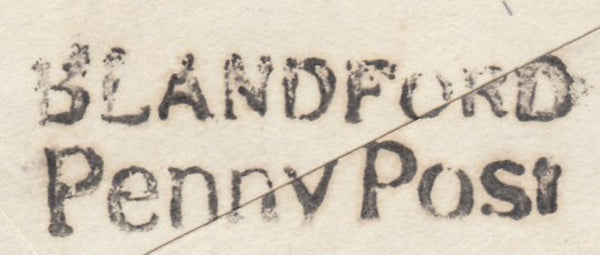 112121 - 1834 DORSET/'BLANDFORD PENNY POST' (DT54).