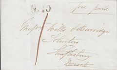 112124 - 1841 DORSET/'BLANDFORD PENNY POST' (DT56).