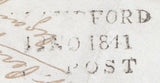 112124 - 1841 DORSET/'BLANDFORD PENNY POST' (DT56).