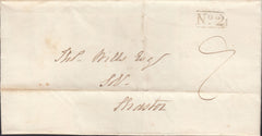 112127 - 1833 DORSET/'DORCHESTER PENNY POST' (DT247).