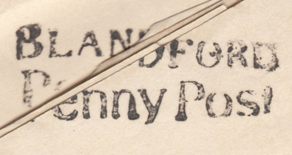 112129 - 1833 DORSET/'BLANDFORD PENNY POST' (DT54).