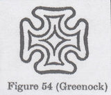 112226 - 1841 1D RED PL. ELEVEN (SG7)(FI)/GREENOCK DISTINCTIVE MALTESE CROSS.