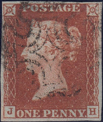 112259 - 1841 1D RED PL. ELEVEN (SG7)(JH).