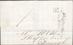 112344 1839 DORSET/'SHAFTESBURY PENNY POST' (DT461).