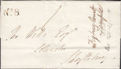 112356 1838 DORSET/'SHAFTESBURY PENNY POST' (DT461).