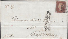 112357 1841 DORSET/'SHAFTESBURY PENNY POST' (DT458).