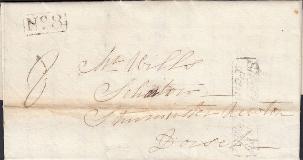 112358 1830 DORSET/'SHAFTESBURY PENNY POST' (DT458).