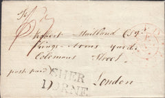 112413 1797 DORSET/"SHERBORNE" HAND STAMP (DT511).