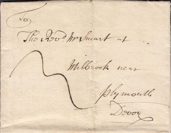 112414 1761 DORSET/"SHAFTSBURY" PREVIOUSLY UNRECORDED HAND STAMP.