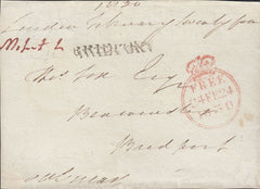 112417 1830 MAIL LONDON TO BRADFORD MISSENT TO BRIDPORT.