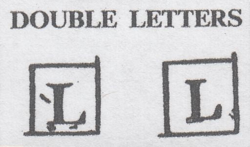 112430 BELFAST IRISH SPOON ENGLISH TYPE b (RA11)/2D BLUE PL.5 (SG34)(TL DOUBLE L SPEC F6e).