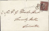 112447 LONDON NUMBER "6" IN MALTESE CROSS ON COVER (SPEC B1uf).