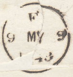 112447 LONDON NUMBER "6" IN MALTESE CROSS ON COVER (SPEC B1uf).