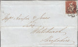 112448 LONDON NUMBER "9" IN MALTESE CROSS ON COVER (SPEC B1ui).