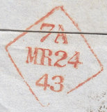 112451 LONDON NUMBER "5" IN MALTESE CROSS ON COVER (SPEC B1ue).