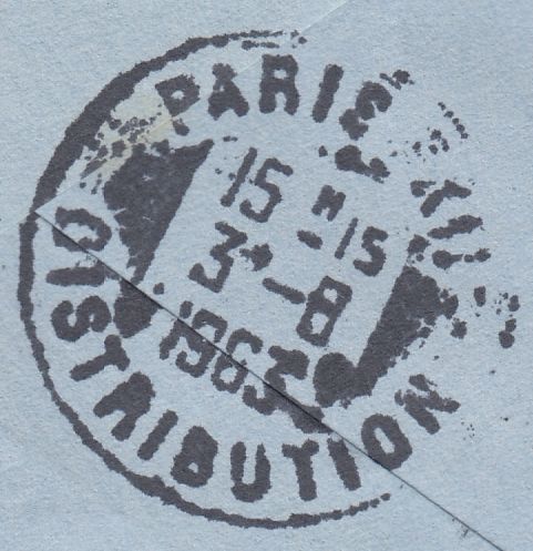 112460 1963 UNDELIVERED MAIL WOKING TO FRANCE WITH "RETURNED POSTAL PACKET" ENVELOPE.