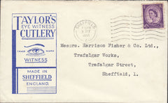 112498 1961 ADVERTISING MAIL USED IN SHEFFIELD.
