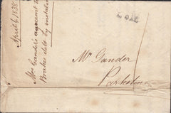 112589 1838 DORSET/'POOLE PENNY POST' (DT394).