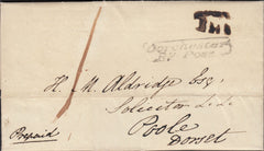 112609 1840 DORSET/'DORCHESTER PENNY POST' (DT247).