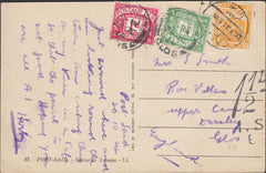 112615 1924 UNDERPAID MAIL EGYPT TO DURSLEY.