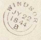 112727 1844 WEYMOUTH "SKELETON" STYLE DATE STAMP (34mm)(DT678).