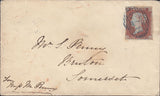 112730 1850 "873" NUMERAL OF WEYMOUTH IN BLUE ON COVER (SPEC B1xb).