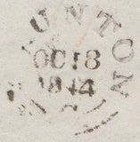 112740 1844 BRIDPORT "SKELETON" STYLE DATE STAMP (35mm).