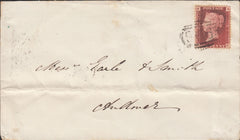 112781 1866 "996" 3HOS NUMERAL CANCELLATION OF STURMINSTER NEWTON ON COVER.