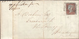 112792 1846 1D PL.68 (SG8)(OF 'OVAL O' SPEC BS28a) ON COVER.