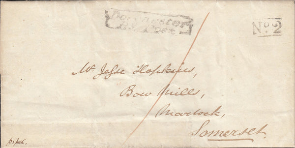 112995 1840 DORSET/"DORCHESTER PENNY POST" (DT247).