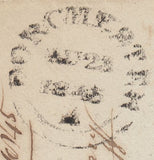 112996 1845 DORSET/DORCHESTER PENNY POST/PL.54 (AE)CONSTANT VARIETY(SG8).